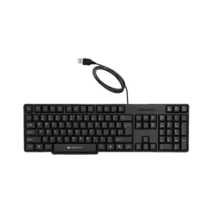ZEBRONICS Zeb-K20 / Zeb-K65 Wired USB Standard Desktop Keyboard Compatible with Desktop, Laptop, Mac UV Coated Keys, USB Interface, Retractable Stand, Plug and Play