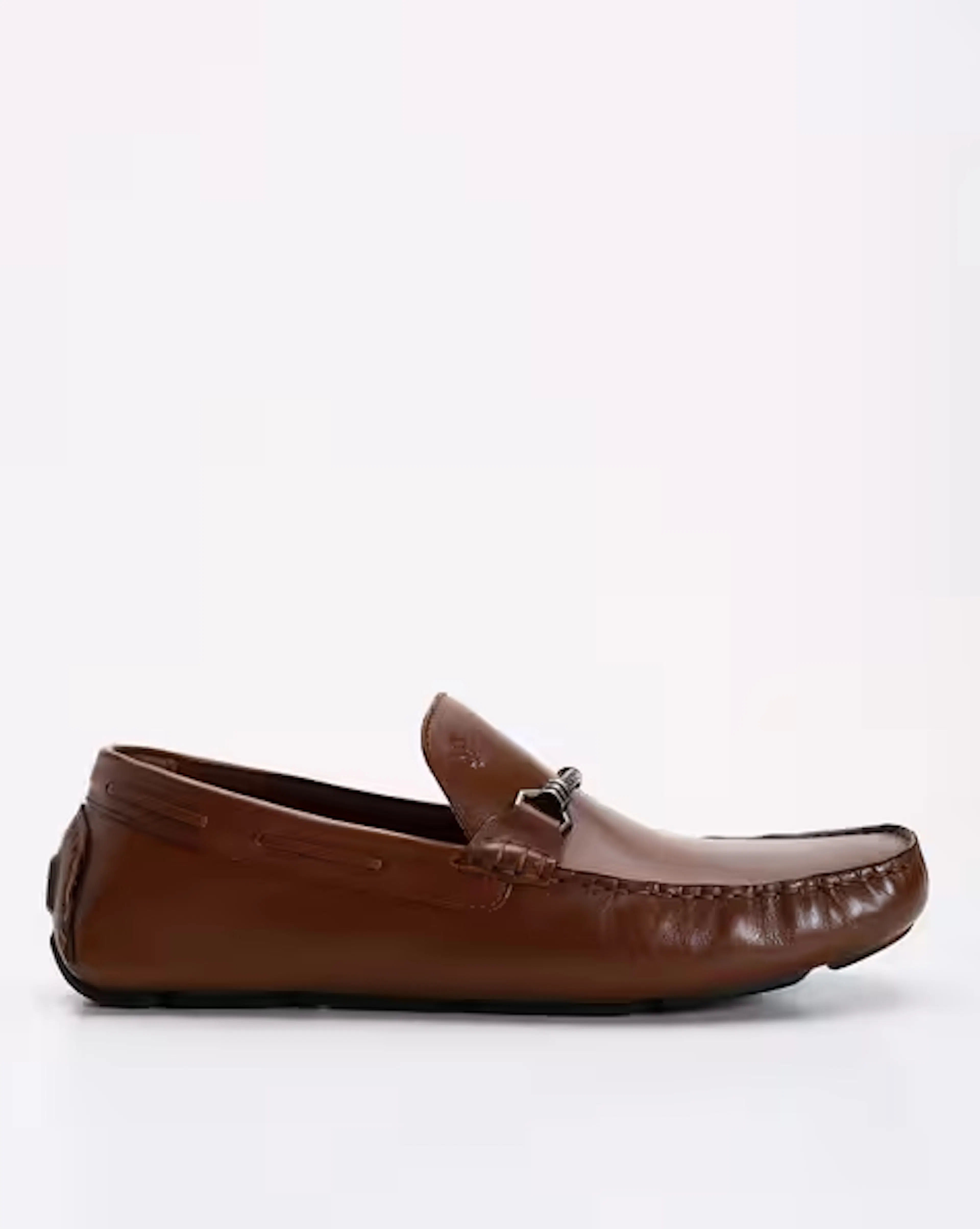 Loafers with Metal Accent