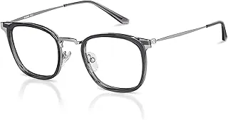 LENSKART BLU| Zero Power Blue Cut Computer Glasses | Anti Glare, Lightweight & Blocks Harmful Rays | Full Rim Square | 100% UV Protected | For Men and Women | LB E13529