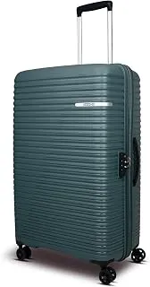 American TouristerLiftoff+|Medium Size Check-in Spinner Trolley Bag (67 cm) for Travel|360° 8 Wheel Travel Luggage|Hard Case Polypropylene (PP) Suitcase|Mounted TSA Lock|Dark Olive