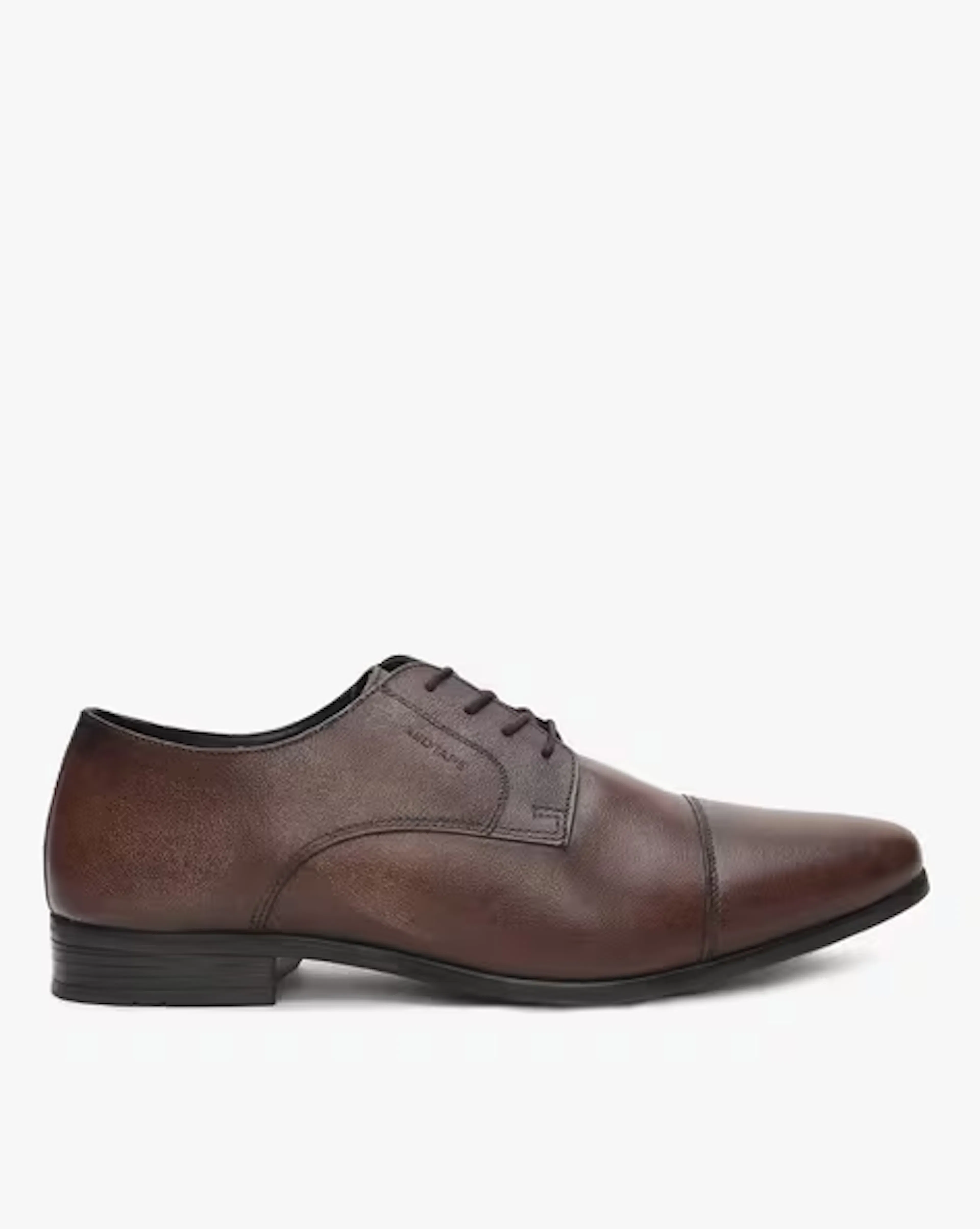 Lace-Up Leather Derbies with Broguing