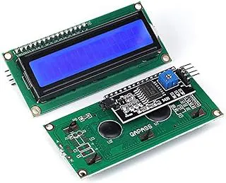 16x2 LCD Display with Pre-Soldered I2C Module | Plug-and-Play for UNO, Pi, and Microcontroller Projects