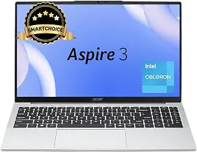 Acer Aspire 3 Laptop Intel Core Celeron N4500 Processor Laptop (8 GB LPDDR4X SDRAM/512 GB SSD/Win11 Home/38 WHR/HD Webcam) A325-45 with 39.63 cm (15.6") HD Display, Pure Silver, 1.5 KG