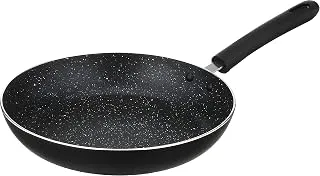 Amazon Brand - Solimo Nonstick Frying Pan with Granite Finish and 2-way Non-stick Coating, 24 cm (2.8mm Thickness, Induction Compatible) Aluminium