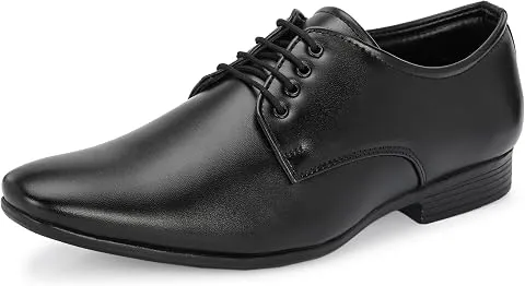 CentrinoFormal Shoe for Men | Lace-Up Derby for Business & Casual Wear | Stylish Design with Comfortable Fit Craftsmanship for All-Day Support (64055)