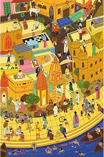 Webby Varanasi Jigsaw Puzzle for Teens Adults Educational Brain Game Birthday Gift 14+ Kids, 1000 Pieces Puzzle