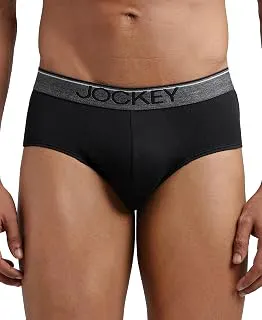 Jockey8037 Men's Super Combed Cotton Solid Brief with Ultrasoft Waistband