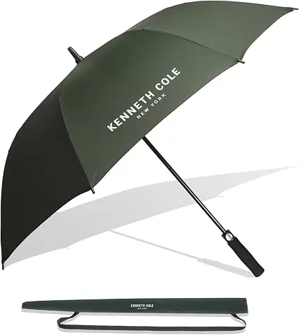 Kenneth Cole New YorkUV Protection Unisex Auto Open and Close Umbrella Use for Rain, Monsoon, Sunlight, Windproof Automatic Umbrella for Men and Women
