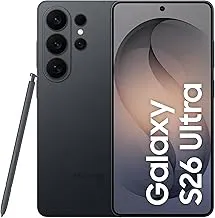 SamsungGalaxy S26 Ultra 5G (Black, 12GB RAM, 256GB Storage) with Built-in Privacy Display, AI Phone, Photo Assist, Creative Studio, 200MP Camera, 5000mAh Battery and Snapdragon 8 Elite Gen 5