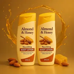 PIRKGLOW Earth Live Honey & Almond Lotion For Men & Women