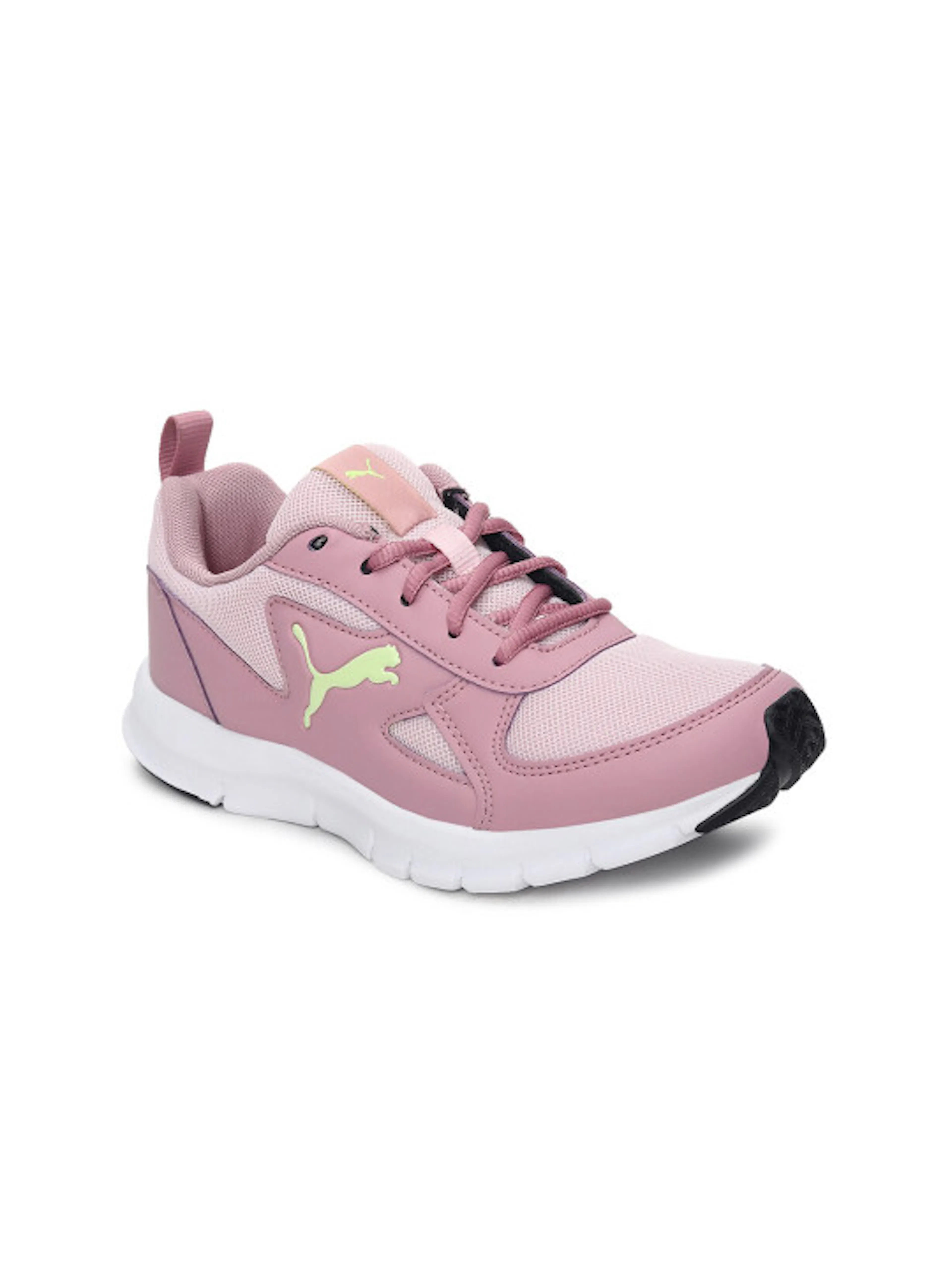 Puma Unisex Kids Pink Textile Running Shoes