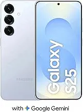 SamsungGalaxy S25 5G (ICY Blue, 12GB RAM, 128GB Storage) | Snapdragon 8 Elite for Galaxy Processor | 50MP + 10MP + 12MP Triple Camera | 12MP Front Camera | 6.2" Full HD+ Display | 4000mAh Battery