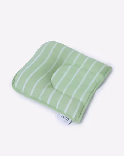 Happy Days Stripes Print Baby Head Pillow