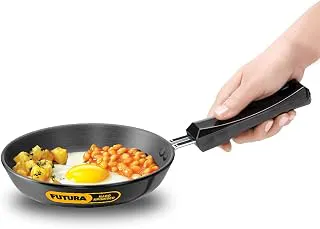 Hawkins Futura 17 cm Frying Pan, Hard Anodised Fry Pan, Small Frying Pan, Black (AF17) Aluminium