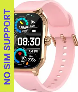 TECHIO Trendy H9 Smartwatch with Voice Assistant & Stopwatch Smartwatch