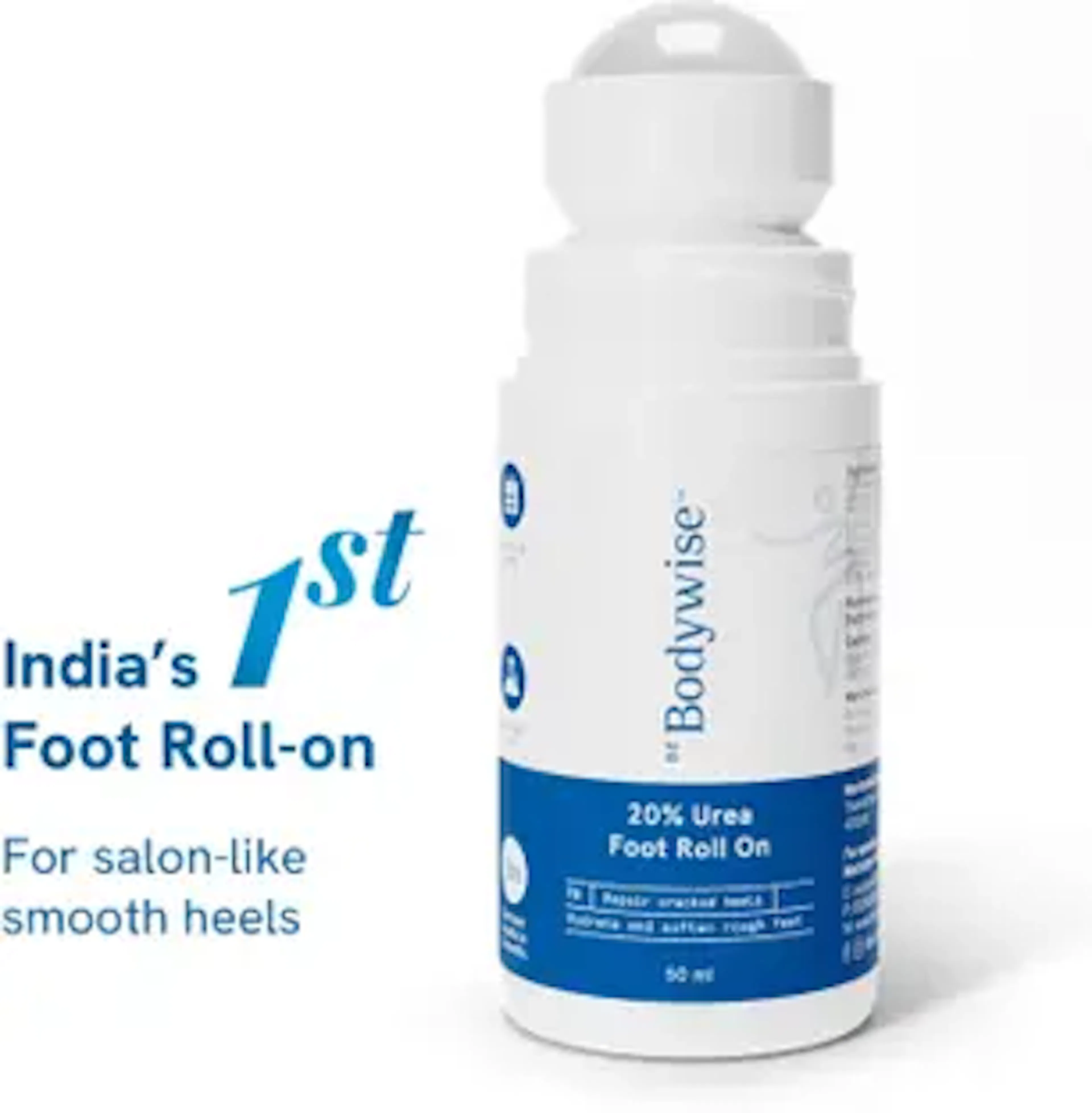 Be Bodywise 20% Urea Foot Roll-On | For Dry & Cracked Heels