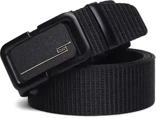 ROVERSOLE Men Casual, Formal, Party, Evening Black Nylon Belt