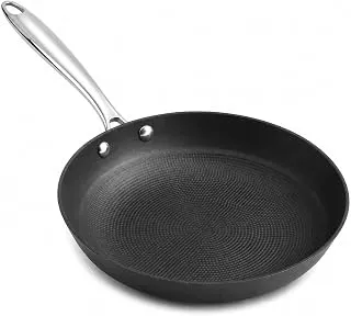 Vinod Ferona Lightweight Cast Iron Frying Pan -1 L, 22 cm | No Seasoning Required | Steel Riveted Handle | Metal Spoon Friendly | Gas Stove Compatible | Rust-Proof | PTFE & PFOA Free | 2-Year Warranty FERONA