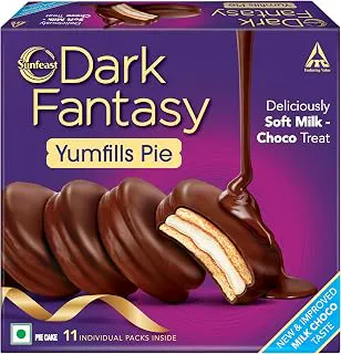 Sunfeast Dark Fantasy Yumfills Whoopie Pie, Chocolate Chip, 253g
