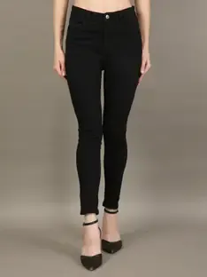 Crishtaliyo Slim Women Black Jeans