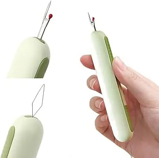 Tinkpin2 in 1 Needle Threader Tool Set with 2 Needle, Sewing Needle Threader, DIY Needle Threader Hand Machine Sewing Tool with Seam Ripper for Sewing Crafting,Needle Thread Inserter