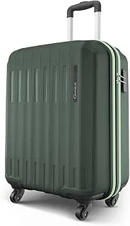 SafariGenius Alley 55cm Cabin Trolley Bag Hard Case Polypropylene, 4 Spinner Wheels, 360° Wheeling Carry on Luggage, Travel Bag, Suitcase, Trolley Bags, Green