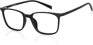 LENSKART BLU| Zero Power Blue Cut Computer Glasses | Gaming Glasses | Anti Glare, Lightweight & Blocks Harmful Rays | UV Protection Specs | Men & Women | Medium | LB E13526