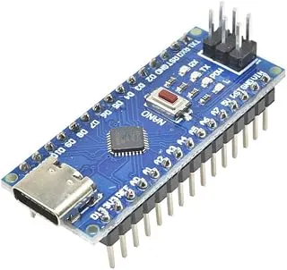 Electrobot Nano Microcontroller with Type C USB, Pre-soldered Pins, ATmega328P, Arduino Compatible