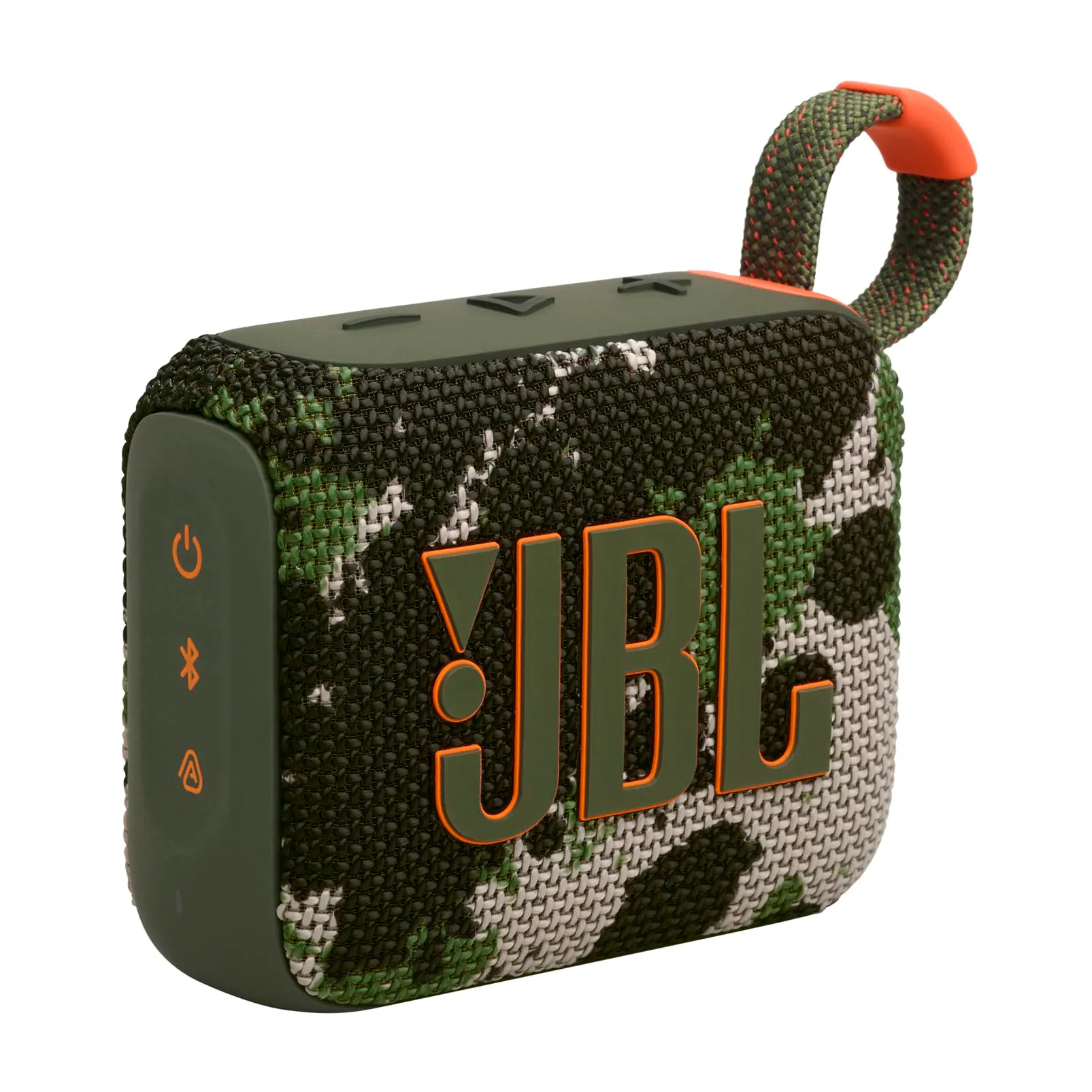 JBLGo 4, Wireless Ultra Portable Bluetooth Speaker, Pro Sound, Vibrant Colors, Water & Dust Proof, Type C (Without Mic, Squad) | Wireless speaker, compact design, waterproof IP67, 7H battery life, USB, compatible with JBL portable app