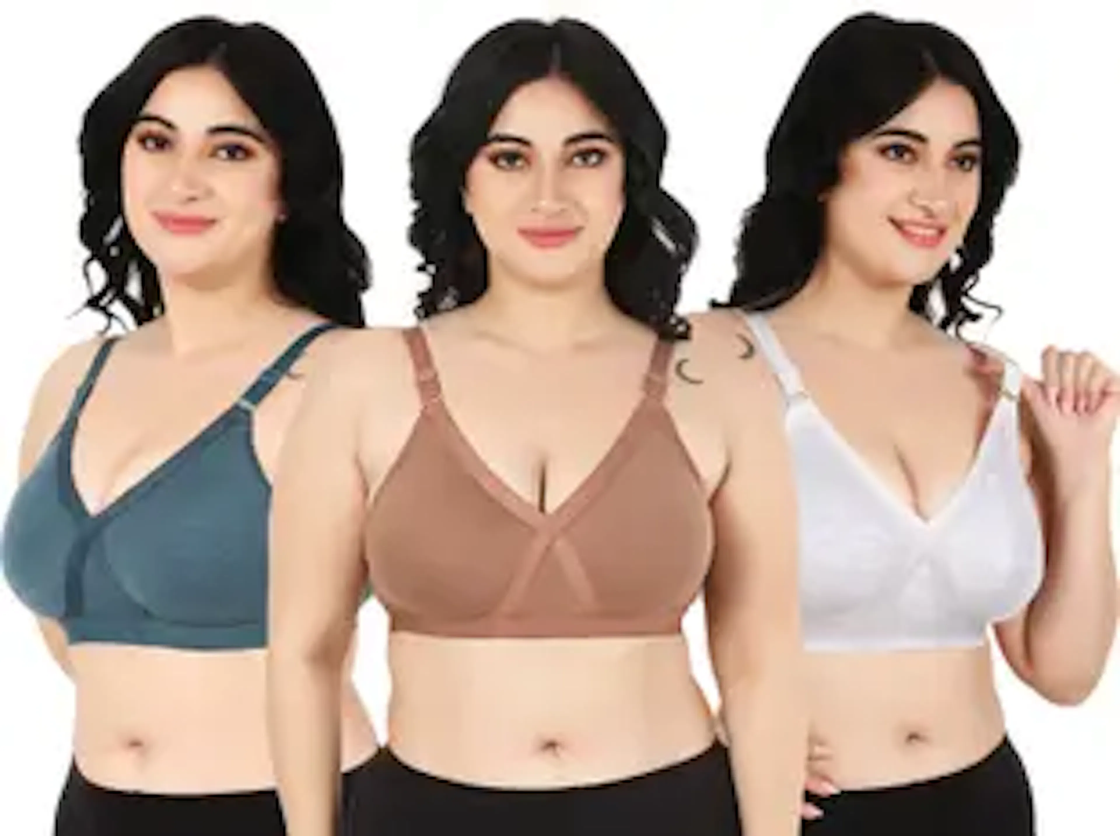 Funahme zannat Women Full Coverage Non Padded Bra