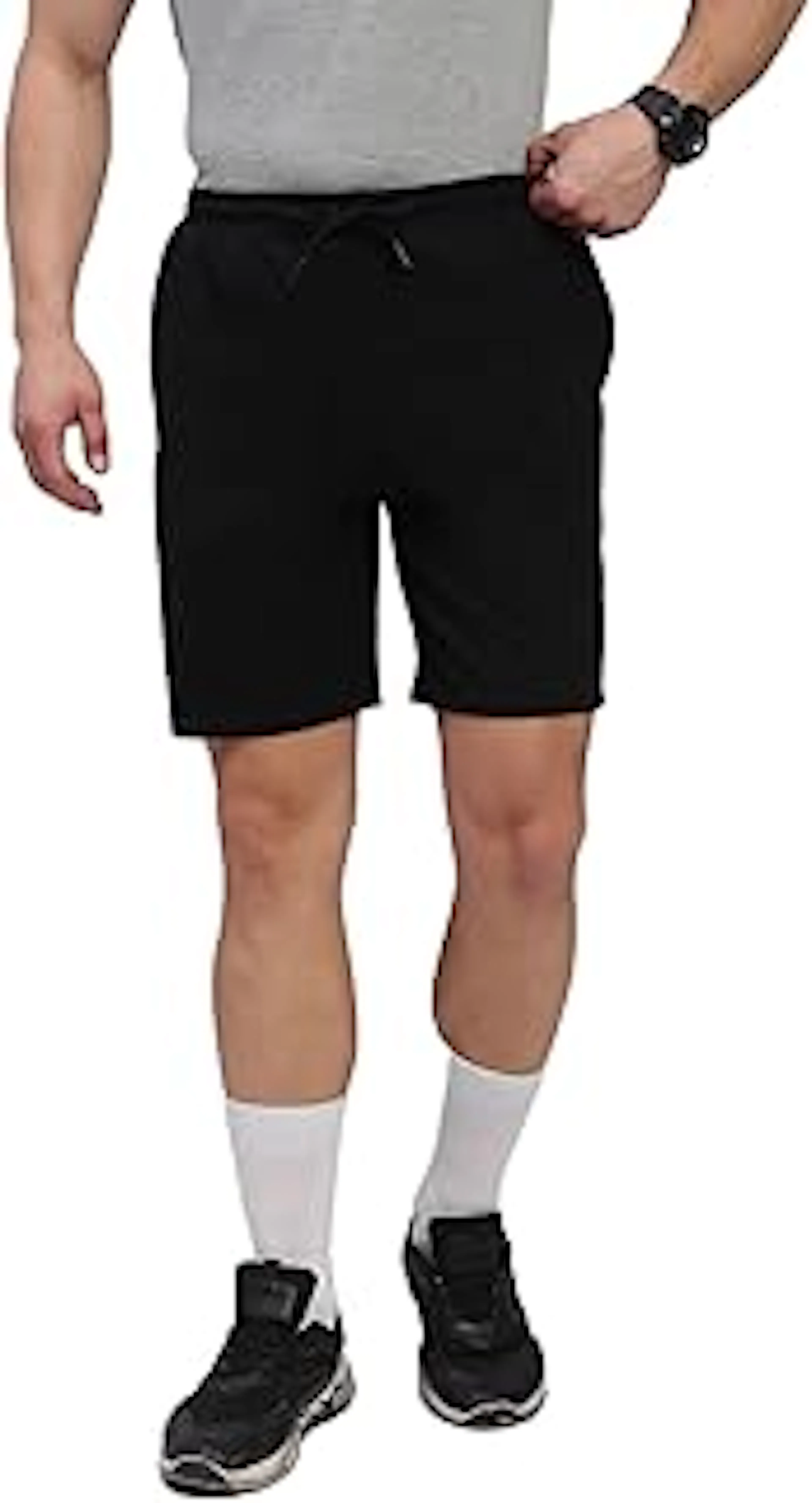 Lux CoziMen's Cotton Regular Fit Solid Shorts with Side Pockets | Shorts for Men | Pack of 1