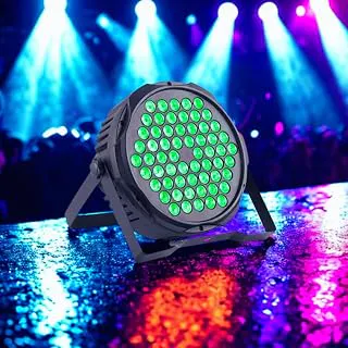 36D RGB Stage Par Light -DJ Light with Remote Control| UV 6in1 Color Uplightning Led Lights | Birthday,House Party,Disco Show,Diwali,Events- Led Projection Par Ligh| Popo Toys® PT-31