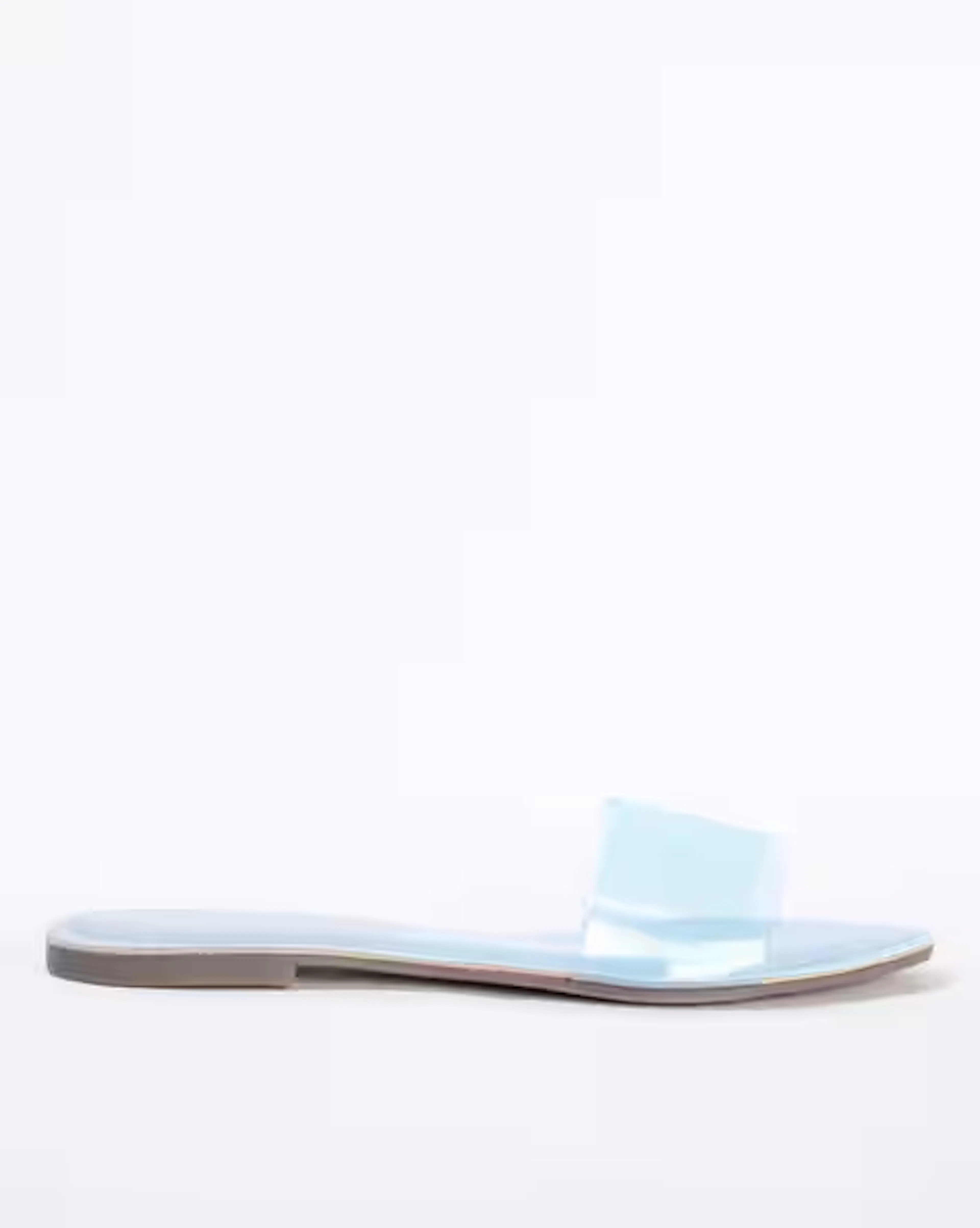 Clear Strap Flat Sandals