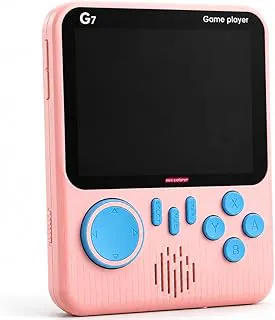 MiniExplorer G7 Retro Handheld Gaming Console for Kids & Adults | 666-in-1 Built-in Classic Video Games | Rechargeable Portable Game Player | TV Output | Best Toy Gift for Boys 7-14 Years