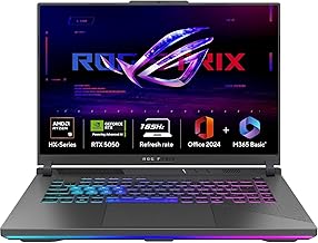 ASUSROG Strix G16 (2025), AMD Ryzen 9 8940HX, RTX 5050-8GB, 16GB RAM, 1TB SSD, FHD+, 16", 40 cm, Windows 11 Home, M365 Basic(1yr)* Office24, Eclipse Gray, 2.5 Kg, G614PH-RV073WS, Gaming Laptop