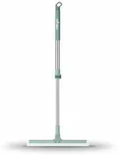 NEYU Multifunctional Magic Broom Sweeper, 180-Degree Rotatable Floor Cleaning Wiper, Microfibre, Plastic, Silicone Wet and Dry Broom