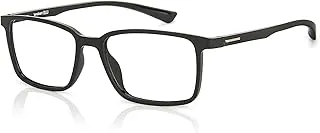LENSKART BLU| Zero Power Blue Cut Computer Glasses | Anti Glare, Lightweight & Blocks Harmful Rays | 100% UV Protected | Full Rim Rectangular | For Men & Women | Large | LB E13737