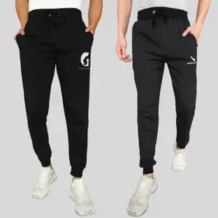 GYRFALCON Graphic Print Men Black, Grey Track Pants