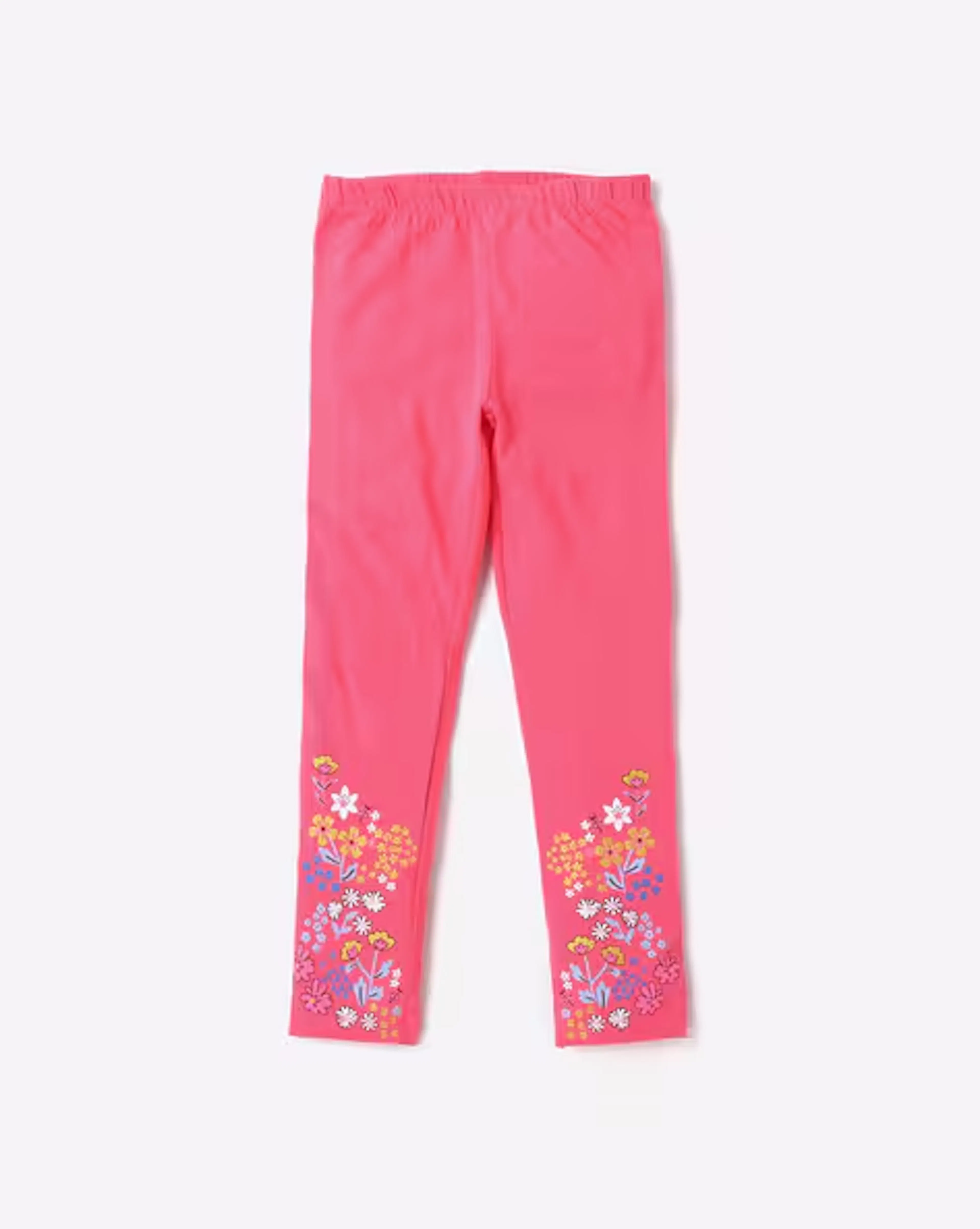Mid-Rise Leggings with Placement Print