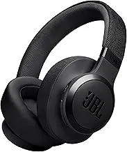 JBLLive 770NC Wireless Over Ear Headphones with True Adaptive Noise Cancelling, Smart Ambient, Spatial Sound, Multipoint Connect, PersoniFi 2.0, Customized EQ, Google Fast Pair, BT 5.3 Black