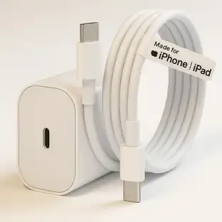 RVAT 20 W PD 3 A Single Port Mobile Charger with Detachable Cable