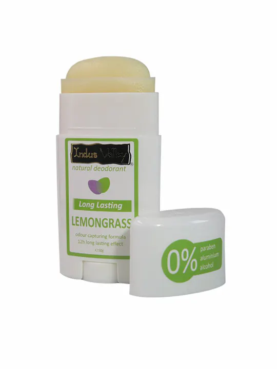 Indus Valley Unisex Natural Lemongrass Deodorant - 50 g
