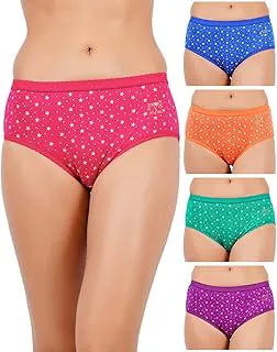 RVB FashionsWomen's Cotton Panties (Pack of 5) Color May Vary