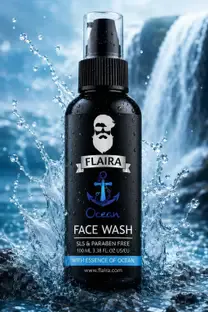 Flaira Deep Clean Oil Control Face Cleanser with Ocean Essence Face Wash