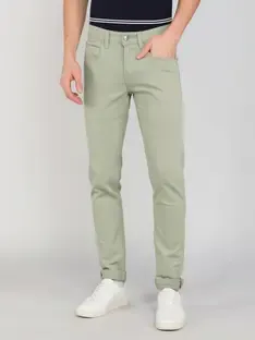 PETER ENGLAND Regular Men White Jeans
