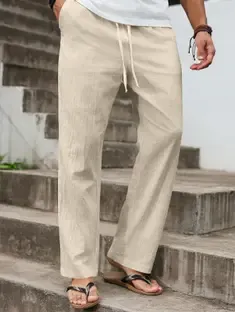 Plus91 Regular Fit Men Beige Trousers