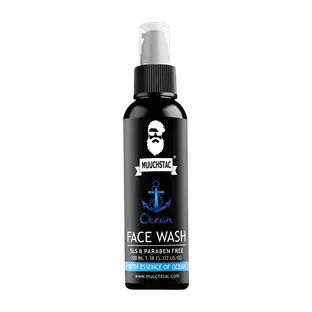 MUUCHSTAC Ocean for Men, Fights Acne & Pimple, Skin Brightening, All Skin Types Face Wash