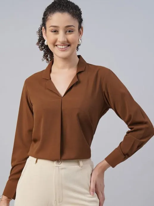 cuban-collar-cuffed-sleeves-shirt-style-formal-top