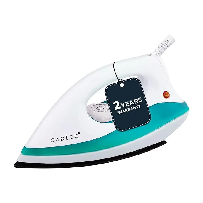 Top Cadlec Advanced Lightweight Dry Iron with Non-Stick Soleplate