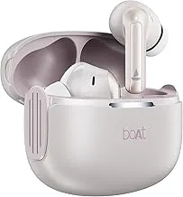 Boat Airdopes 219, 4Mics ENx, 40H Battery, Best in Segment for Calling, Stream Ad Free Music via App Support, Bluetooth Earbuds, TWS Ear Buds Wireless Earphones with mic (Ivory Mist)